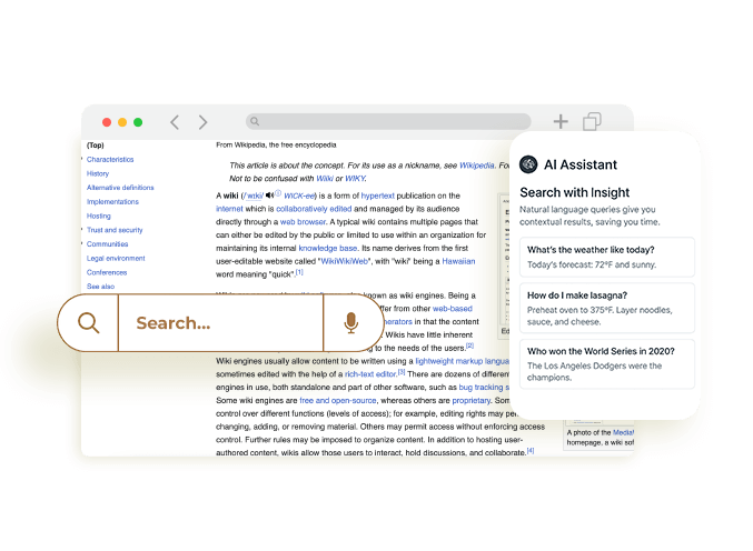 Search with Insight